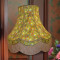 Exotic Peacock Feathers Double Scallop Fabric Lampshades
