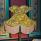 Peacock Feathers Victorian Fabric Lampshades