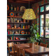 Peacock Plume Feathers Fabric Lampshades