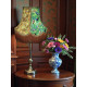 Bird of Juno Peacock Feather Green Scalloped Fabric Lampshades