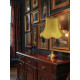 Antique Gold Rosso Modern Scalloped Fabric Lampshade