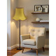 Antique Gold Rosso Modern Scalloped Fabric Lampshade