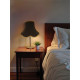 Black and Gold Braid Modern Scalloped Fabric Lampshades