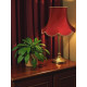 Burgundy Red and Gold Modern Fabric Lampshades