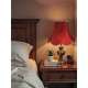 Burgundy Red and Gold Modern Fabric Lampshades
