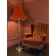 Terracotta Orange Modern Fabric Lampshades