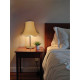 Corn Light Gold Modern Scalloped Fabric Lampshades