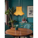 Gold and Rosso Red Modern Fabric Lampshades