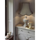 Pewter Grey and Black Modern Fabric Lampshades