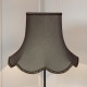 Pewter Grey and Black Modern Fabric Lampshades Pewter Grey and Black Modern Fabric Lampshades