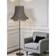 Pewter Grey Modern Fabric Lampshades