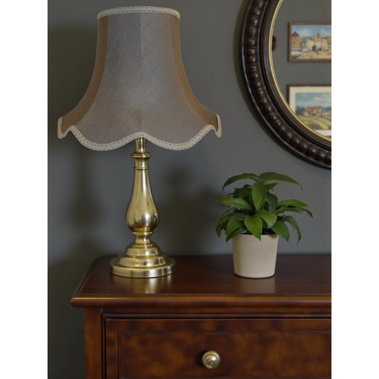 Pewter Grey Modern Fabric Lampshades