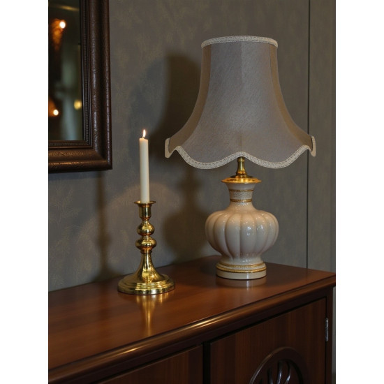 Pewter Grey Modern Fabric Lampshades