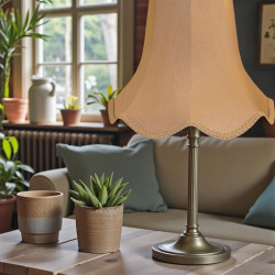 Mushroom Beige Modern Fabric Lampshades