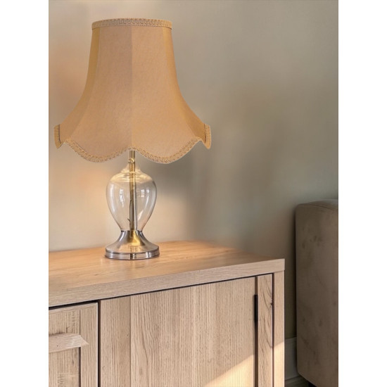 Mushroom Beige Modern Fabric Lampshades