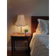 Taupe Beige Modern Scalloped Fabric Lampshades