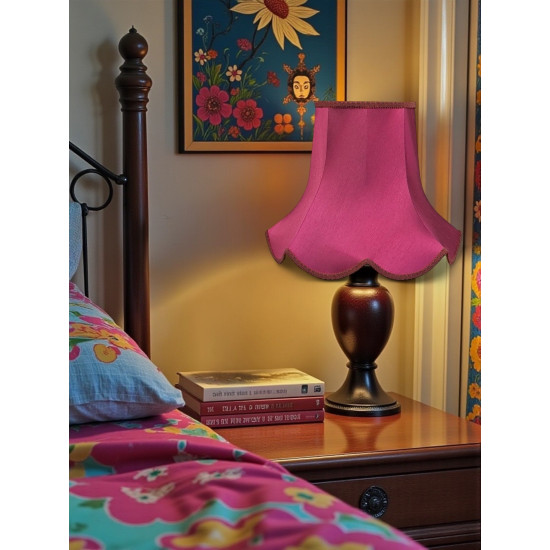 Fuchsia Pink Modern Fabric Lampshades