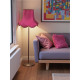 Fuchsia Pink Modern Fabric Lampshades