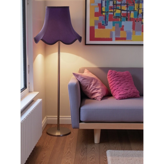 Grape Purple Modern Fabric Lampshades