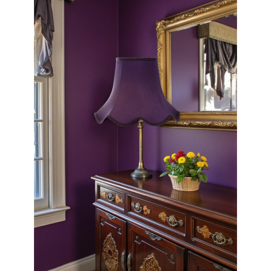 Grape Purple Modern Fabric Lampshades