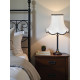 White With Black and Gold Modern Fabric Lampshades