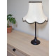 White With Black and Gold Modern Fabric Lampshades