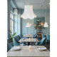 White Modern Fabric Lampshades