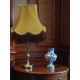 Antique Gold Scalloped Fabric Lampshades