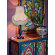 Baby Pink Scalloped Fabric Lampshades