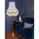Powder Blue Fabric Lampshades