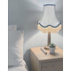 Powder Blue Fabric Lampshades