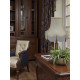 Cream and Gold Tassled Rope Scalloped Fabric Lampshades