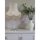 Cream Rope Scalloped Fabric Lampshade