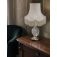 Cream Rope Scalloped Fabric Lampshade