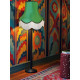 Emerald Green Fabric Scalloped Lampshades