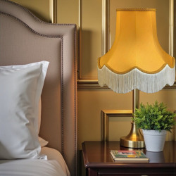 Gold Fabric Lampshades