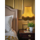 Gold and Rosso Red Gold Fabric Lampshades