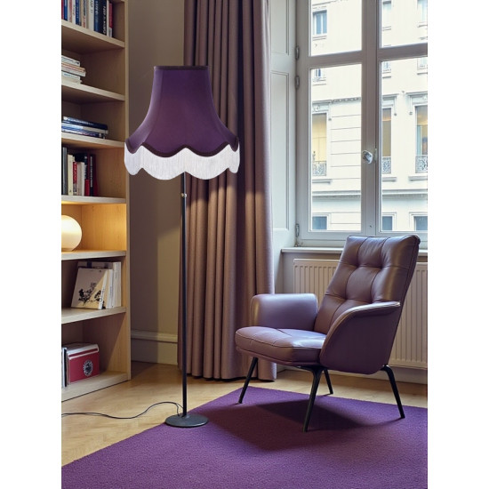 Grape Purple Fabric Lampshades