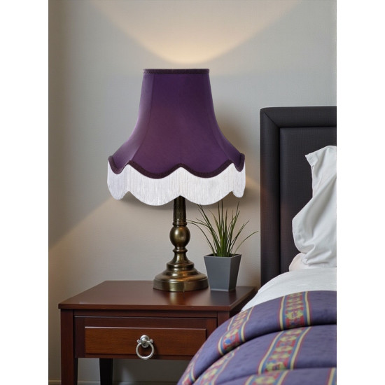 Grape Purple Fabric Lampshades