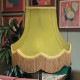 Olive Green and Gold Fabric Lampshades Olive Green and Gold Fabric Lampshades