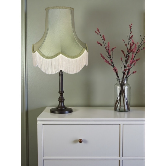 Sage Green Fabric Lampshades