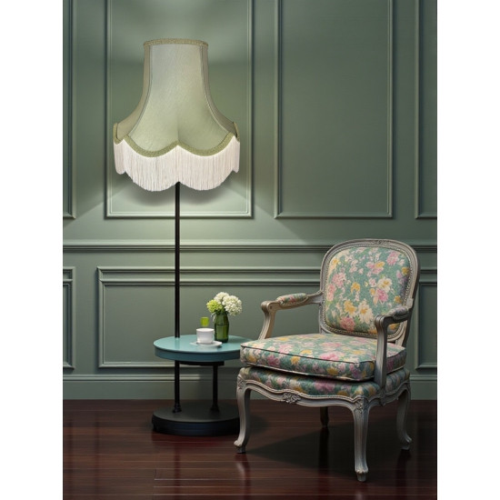 Sage Green Fabric Lampshades