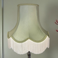 Sage Green Fabric Lampshades