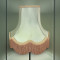 Sage Green and Gold Fabric Lampshades