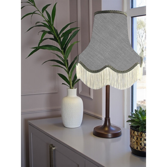 Flint Grey Fabric Lampshades