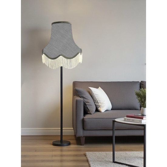 Flint Grey Fabric Lampshades