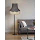 Pewter Grey Fabric Lampshades