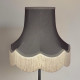 Pewter Grey Fabric Lampshades