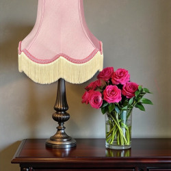 Pink Fabric Lampshades
