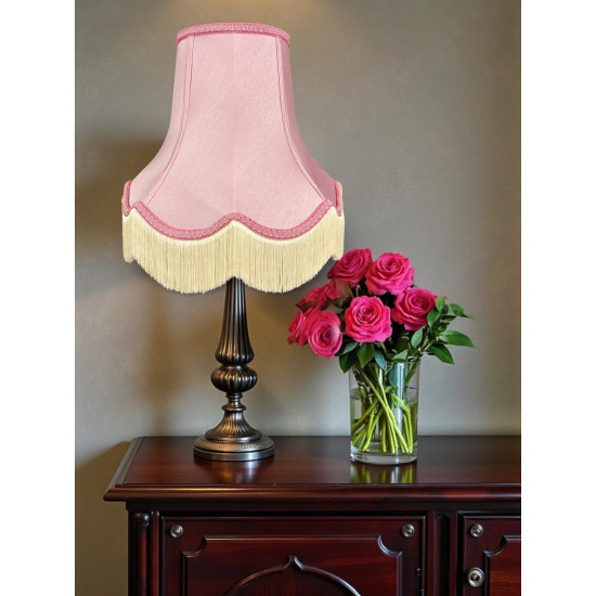 Pink Fabric Lampshades